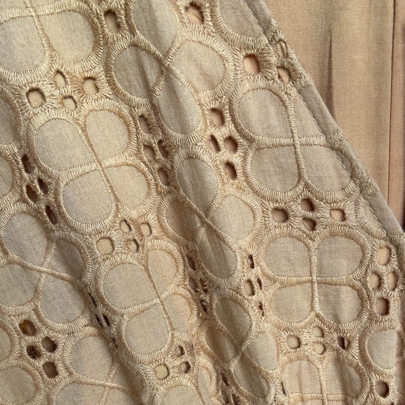 “By Together” Mustard Eyelet Dress - Picture 4 of 4